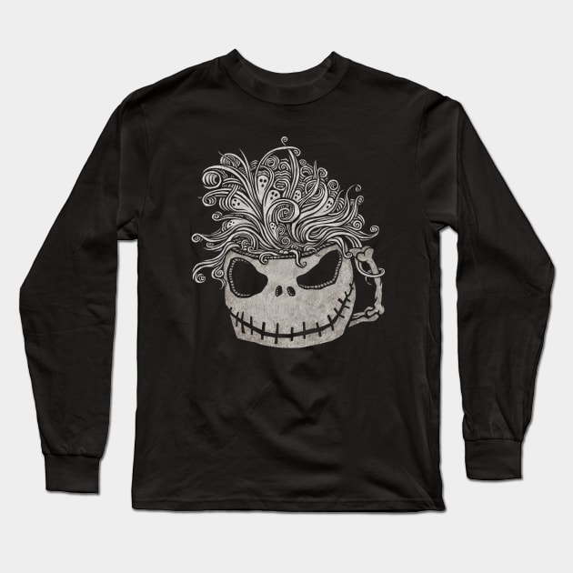 Nightmare Before Coffee Long Sleeve T-Shirt by kg07_shirts